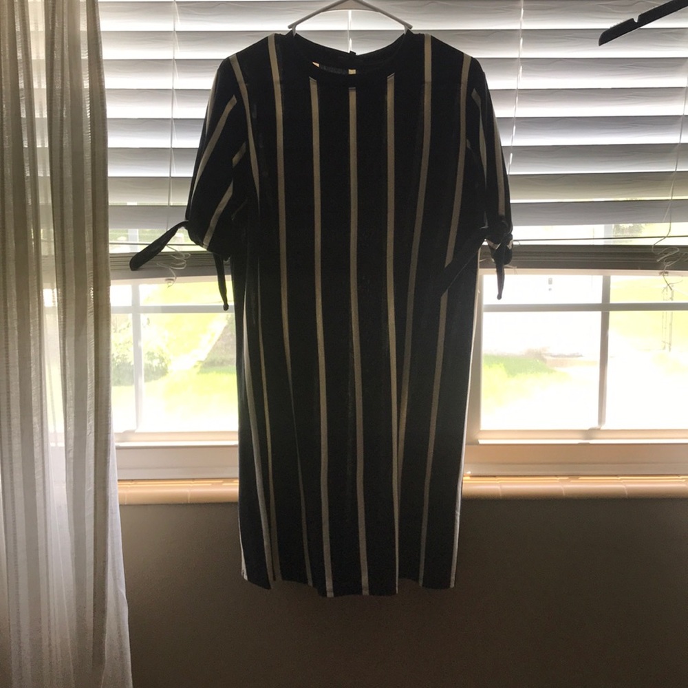 Black and white dress